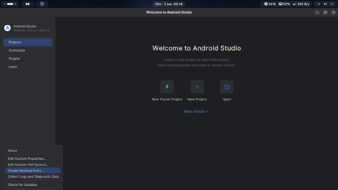 create shortcut