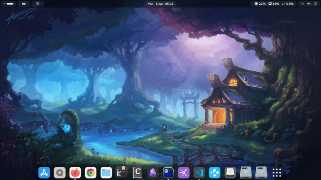 gnome with extension