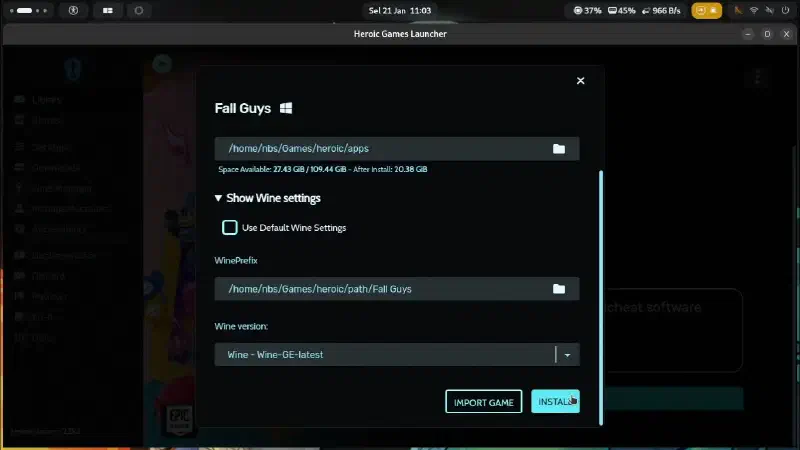 Install Game