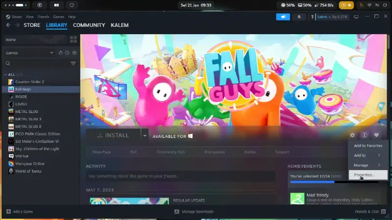 Install Game