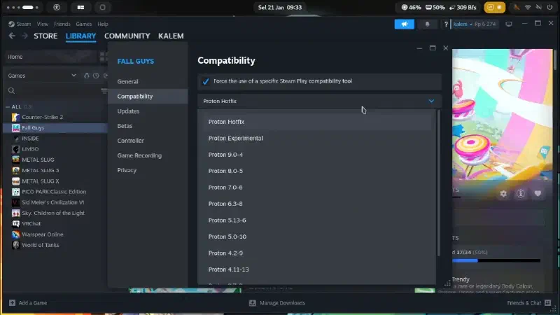 Enable Play with Proton