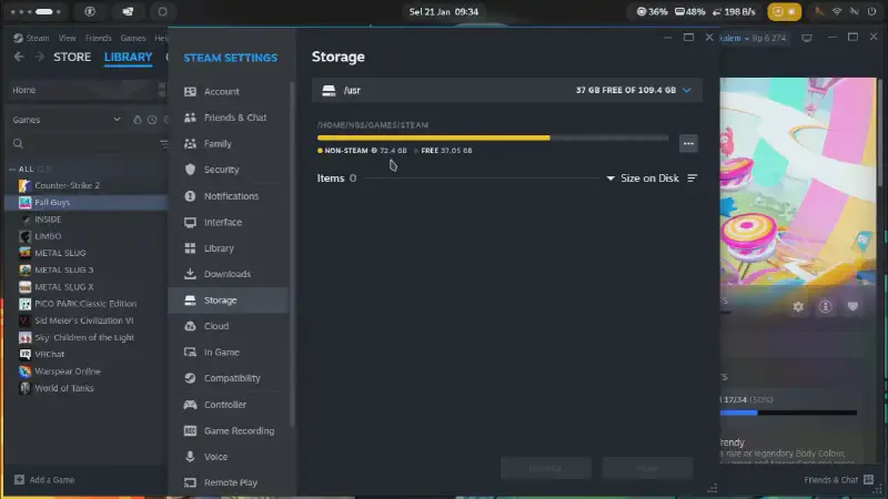 Configure Installation Storage