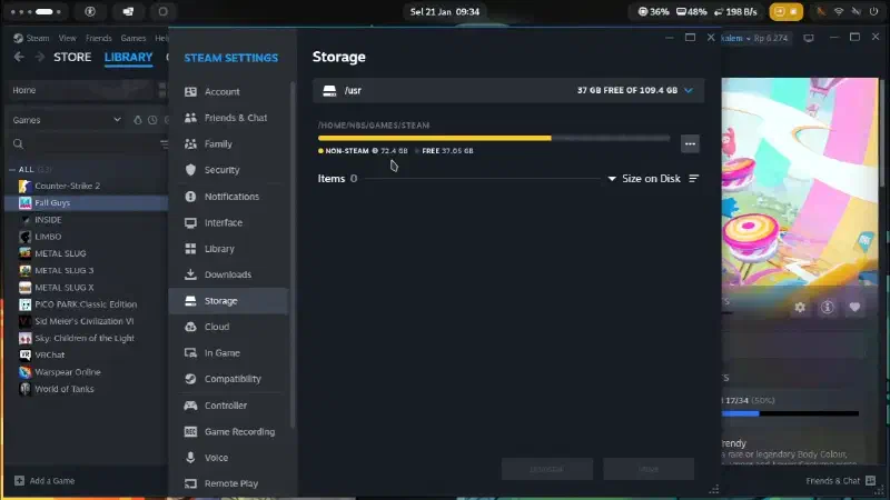 Configure Installation Storage