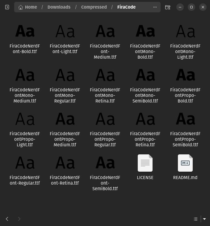 extract fonts